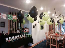 Pin By Negar Nahidian On My Style Boy Birthday Parties Boy Birthday Party Ideas Minecraft Boy Birthday Decorations