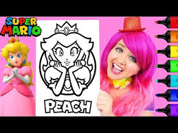 Check spelling or type a new query. Coloring Princess Peach Super Mario Coloring Page Prismacolor Markers Kimmi The Clown Ø¯ÛŒØ¯Ø¦Ùˆ Dideo