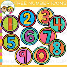 Free Number Icons Clip Art Clip Art Freebies Clip Art Number Icons