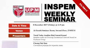 Postgraduate certificate in academic practice, master of bioscience enterprise, postgraduate diploma in bioscience enterprise, master of disaster management, master of energy, master of. Inspem Weekly Seminar 44 2017