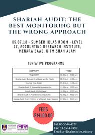 Welcome to the official instagram account of gabungan siswa/i serantau uitm shah alam. O Xrhsths Ari Uitm Sto Twitter Invitation Shariah Audit The Best Monitoring But The Wrong Approach Please Fill In The Registration Form To The Link As Below Https T Co Wghrpolszu Thank
