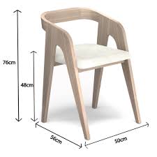 Chaise Chene Blanc Design Scandinave Salome Audrey Savelon Sillas De Madera Modernas Sillas Muebles De Madera Sala