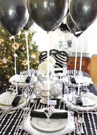 Black And White Party Table Decorations Black White Silver Party Winter Party Decorations 50th Birthday Party 40th Birthday Parties