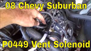And to replace it on blazer you have to remove the spare tire. 2008 Chevy Suburban P0449 Vent Solenoid Youtube