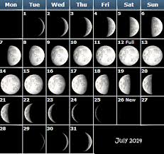 Phases Of The Moon Calendar For Kids 2013 Lunar