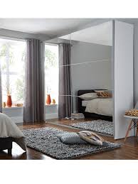 Stylistically the sliding doors give a modern look to the wardrobe. Bedroom Wardrobe With Mirror Sliding Doors Novocom Top