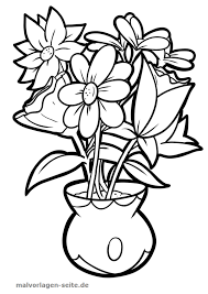Votre magasin de fleurs en ligne est ouvert 7 jours sur 7 et 24 heures sur 24. Coloriage Bouquet De Fleurs Plantes Coloriages Gratuits