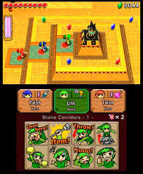 Tri force heroes doesn't deal with an apocalypse or the theme of loss like the other installments. The Legend Of Zelda Tri Force Heroes 3ds Software Pyramide