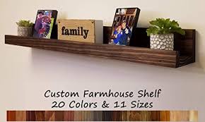 Maybe you would like to learn more about one of these? Farmhouse Rustic Wooden Picture Ledge Shelf Floating Shelf Rustic Shelf Open Shelving Nursery Shelf Floating Shelves Shown In Jacobean Shefinds