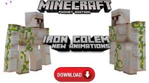 They are quite similar wolves in that sense that they will always try to protect you against possible threats which you might come across on your journeys in minecraft. New Iron Golem Animation Mod Minecraft Pe In Download 9primegamerz Youtube