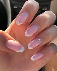 Wedding French Nails In 2021 French Manicure Nails French Nail Designs Clear Acrylic Nails