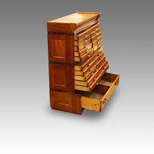 These are guides for the flat rods on the large scissor arm door mechanisms condition: Globe Wernicke Filing Cabinet Hingstons Antiques Dealers