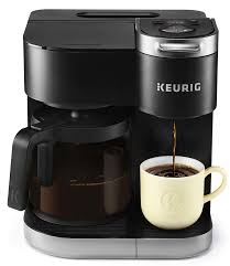 Keurig K Duo Essentials Coffee Maker With Single Serve K Cup Pod And 12 Cup Carafe Brewer Black Walmart Com Single Coffee Maker Keurig Coffee Makers Keurig Coffee