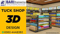 Tuck Shop 3D Design | Tuck Shop Rack | Display Rack | Bari Engineering |  Steel Racks Manufacturer