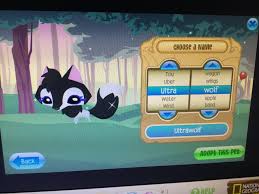 This Adorable Arctic Wolf Is Membership And I Really Want It Her Name Is Ultra Wolf And She S From Animal Jam Animal Jam Arctic Wolf Animals