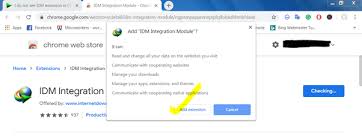 It should add the missing idm integration module extension to chrome and you should be able to use idm in chrome. How To Add Idm To Chrome Quora
