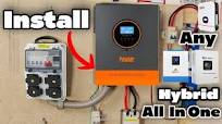 How To Install All In One Hybrid Solar Inverter Easy Simple