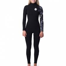 rip curl womens g bomb 4 3 zip free wetsuit