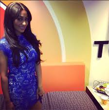 Lala Anthony Goes Royal Blue In A Lover Sara Lace Dress Manolo Blahnik Suede Bb Pumps For Nyc Promo Rounds Lover refreshes its signature lace 'sara' dress in an elegant shade of gray.