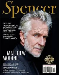 ✨Our Cover!✨ We are beyond thrilled to finally unveil the latest cover of  Spencer Magazine, featuring none other than the legendary Matthew Modine! ✨  This special moment was shared with our incredible