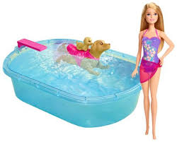 Coffret De Jeu Piscine Et Plongeoir Des Chiens De Barbie Walmart Canada