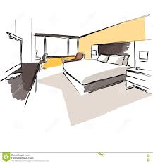 Το παιδικό δωμάτιο για τους γονείς θεωρείται ο πιο ζεστός χώρος του σπιτιού. Eswteriko Sxediagramma Skitswn Ennoias Dwmatioy 3enodoxeioy Dianysmatikh Apeikonish Eikonografia Apo Watercolor 75536849