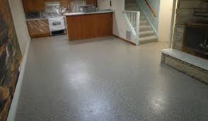 Water sits on top of epoxy, making it easy to clean. Epoxy Basement Flooring Basement Epoxy Flooring Columbus Oh