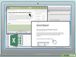 How To Create A Commercial Invoice 11 Steps With Pictures