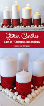 With a some glue, a few decorations, and lots of creativity, you can transform a plain candle into the. Easy And Creative Diy Christmas Decorating Ideas Hative