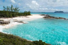Bahamas crystal clear turquoise beach