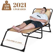 Hence, perfect for camping, beach, pool party, swimming pool, hiking, and backyard, among others. Outdoor Folding Chaise Lounge Super Wide 27 5 Inch Xl Size Sunbathing Recliner Lay Flat Sleeping Bed Cot Walmart Com Walmart Com
