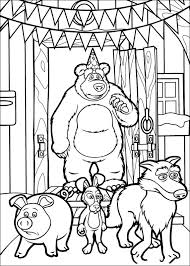 Maybe you would like to learn more about one of these? Masha And The Bear Coloring Pages Books 100 Free And Printable