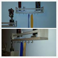 Ikea Hack Trophy Shelf But Could Be Used For Anything Really Keys Etc Used Ikea Bekvam Shelf And Screw Hooks Kinder Zimmer Zimmer Kinderzimmer