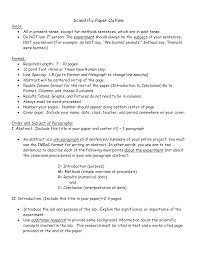 Which scientific paper is considered as the best ever written? Scientific Paper Outline Templates At Allbusinesstemplates Com