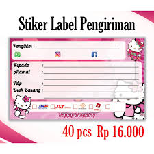 Posting komentar postingan lama diberdayakan oleh blogger gambar tema oleh anna williams. Beli Stiker Pengiriman Label Pengiriman Olshop Tema Hello Kitty 40pcs Seetracker Indonesia