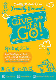 Give It A Go Booklet Spring 2016 By Cardiff Students Issuu