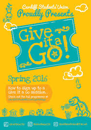 give it a go booklet spring 2016 by cardiff students issuu