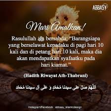 Sudah Shalawat Kata Kata Mutiara Instagram Kutipan