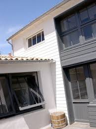 Galerie Photo D 39 Exterieurs Realises Par Jean Florian Leroy Architecte De L 39 Ile De Re Architecte La Rochelle Peinture Facade Maison Facade Maison