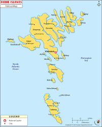 Bei der großen auswahl an dänischen inseln wird wohl jeder für sich die richtige finden. Faroe Islands Map