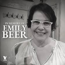 Since our start, Emily Beer offered her labor, guidance, wit, and heart to  our staff and our mission. She was a delightfully unique & generous  colleague but, more importantly, she was a