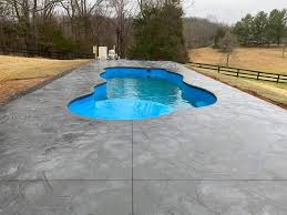 The Clearwater Beach Provides A Wide Swimming Pool Basin Large Enough For 3 4 Bathers To Comfortably Float And Relax Beach Entry Pool Beach Pool San Juan Pools