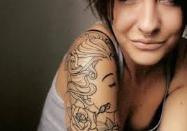 It's not hard to figure out what she means by this expertly done black ink art work. Arm Tattoos Designs For Girls Cool Arm Tattoos For Girls Tattoos At Repinned Net