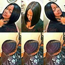 Pronto Quick Weave Illusion Part Nohairout Noglueonyourhair Flatandneat Protectivestyle Last3to4wk Quick Weave Quick Weave Hairstyles Weave Hairstyles