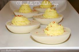 You have to make this dessert with eggs, milk and condense milk. Chocolate Deviled Eggs An Easter Dessert That Might Fool Some About A Mom
