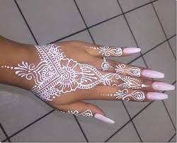 Vector illustration mehendy, henna tattoo isolated in white background. Cool White Henna Designs For Hands Tuko Co Ke