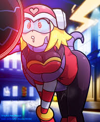 Rule 34 - Ass Blonde Hair Blush Breasts Capcom Clothed Color Colored  Colored Sketch Eye Contact Female Female Only Harp Note Helmet Hypnosis  Jhostin38654 Mega Man Mega Man Star Force Mind Control