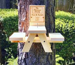 Squirrel Picnic Table Squirrel Feeder Fully Customizable Etsy In 2020 Squirrel Feeder Diy Bird Feeder Bird Feeders