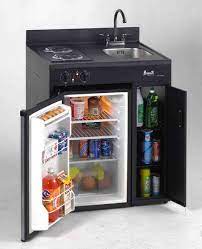 Also, yes, any of our soap dispensers will also fit within this sink. Avanti All In One Stove Sink Shelf Fridgei Like It In Black Could This Be Solar Powered This Unit Could Ma Wohne Im Tiny House Burodekoration Enge Raume