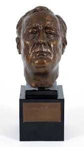 P. Marius Jensen (1883 C.1925) Bison Bronze Sculpture